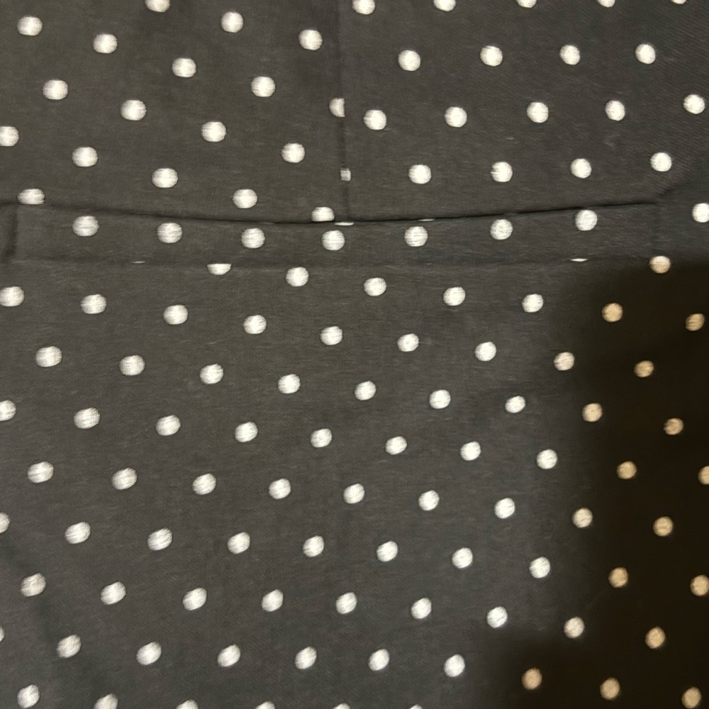 Jules & Leopold Black Polka Dot Straight Leg Pants